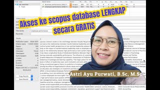 Akses dan Download Artikel terindeks Scopus sebagai referensi LENGKAP amp MUDAH [upl. by Ettesoj356]