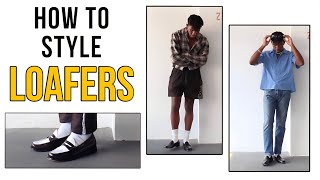 How To Style Black Loafers  Men Fashion [upl. by Enirhtak222]