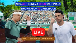 Denis Shapovalov Vs Tallon Griekspoor LIVE Score UPDATE Tennis 2024 ATP Geneva 18Final May 23 2024 [upl. by Jamie]