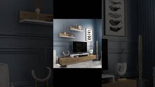 Tv Unit Decorations ytshorts tvstand tvshow home homedecor viralvideo interiordesign [upl. by Jobina]