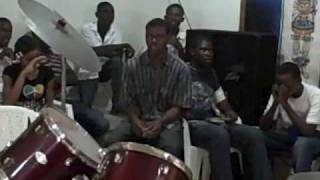 Church service in JacmelHaiti youth choir [upl. by Aynodal]