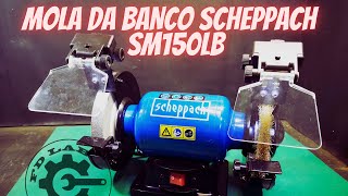 Unboxing Mola da Banco smerigliatrice SCHEPPACH SM150LB NUOVO GIOCATTOLO unboxing Bench Grinder [upl. by Ilil24]