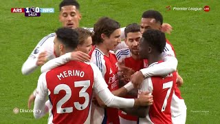 BUKAYO SAKA GOAL  ARSENAL VS NOTTINGHAM FOREST  PREMIER LEAGUE [upl. by Lieberman]