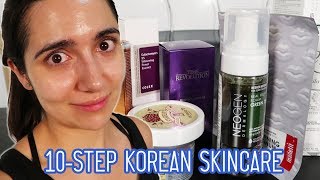 I Tried A 10Step Korean Skincare Routine For A Month [upl. by Zerdna585]