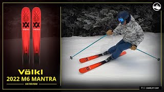 2022 Volkl M6 Mantra Ski Review with SkiEssentialscom [upl. by Ennahoj651]