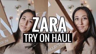 ZARA TRY ON HAUL  nuovi acquisti ZARA autunnoinverno 20202021  shopping online  Giorgia Rossi [upl. by Oecam]