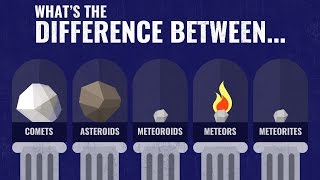 Less Than Five  Whats the Difference Between Comets Asteroids Meteoroids Meteors amp Meteorites [upl. by Davena]