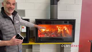 Gli inserti a legna e pellet nel nostro Showroom Olmi Energy [upl. by Smitt]