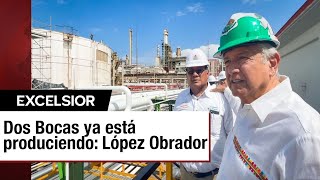 Refinería Dos Bocas aún no está operando contrario a lo asegurado por López Obrador [upl. by Neelloj]