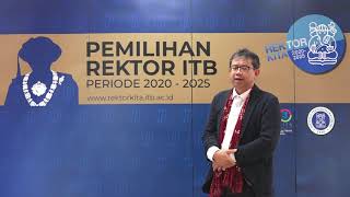 Nomine Rektor ITB 20202025  Prof Dr Ing Widjaja Martokusumo [upl. by Pasahow]