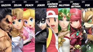 Super Smash Bros Ultimate  Cloud Sea of Alrest amp Princess Peachs Castle Omega [upl. by Wald]