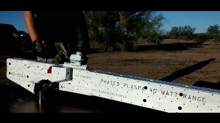 Electromagnetic Plasma Rifle Test Fire [upl. by Atterehs]