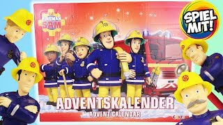 ADVENTSKALENDER FEUERWEHRMANN SAM 2018  Alle 24 Türchen öffnen Sam Penny Elvis als Figuren [upl. by Vadnee]