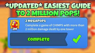 UPDATED EASIEST 2 Megapops Achievement Guide Bloons TD 6 [upl. by Zimmerman445]