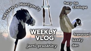 WEEKLY VLOG • jarni prazdniny na chalupe 🌿 [upl. by Ackerman]