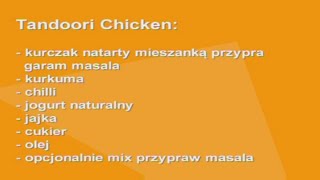 Kuchnia indyjska Tandoori chicken [upl. by Green]