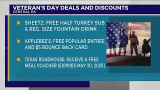 LIST 2024 discounts meal deals for Veterans Day [upl. by Rubma649]