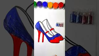 GLITTER heels arts and paints art glitterpainting artandcraft [upl. by Rajiv]