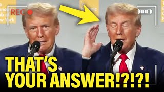 OMG Trump UNRAVELS on Stage Gives CATASTROPHIC answer to SOFTBALL Question [upl. by Tjaden195]