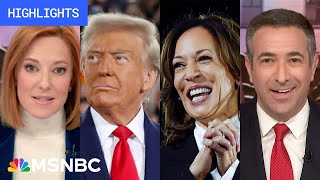 Countdown to the 2024 election Election eve  MSNBC Highlights [upl. by Aitan]