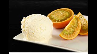 RECETA HELADO CASERO DE NARANJILLANIEVE DE LULOSICE CREAM [upl. by Aibara588]