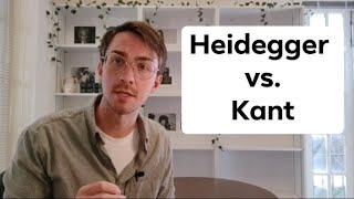 Heidegger vs Kant [upl. by Oshinski237]