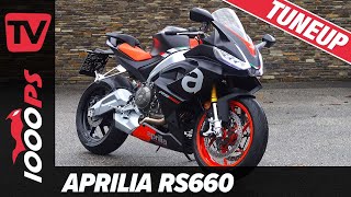 Aprilia RS 660 2021  leichter Landstraßen Supersportler wird zum knackigen Racebike [upl. by Kampmeier]