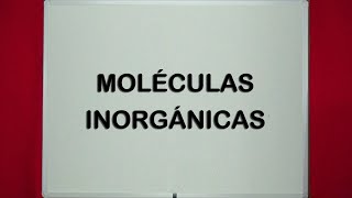 MOLÉCULAS INORGÁNICAS [upl. by Nohsad153]