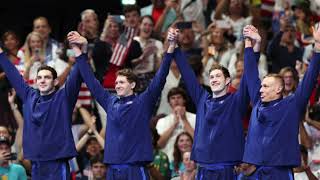 swimming 🏊 Team USA Wins Gold in Men’s 4x100M Freestyle Relay Final at paris2024 Olympics [upl. by Koeppel949]