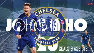 Jorginho All 20 Goals And assists For Chelsea 20182021 [upl. by Ijok]