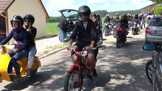 1 Mofa amp Moped Treffen der Mofarocker Aletshausen  AUSFAHRT [upl. by Lladnew]