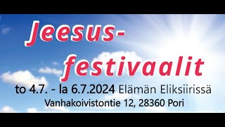 Esa Heiska 57 Pori Jeesus Festivaalit [upl. by Esilahs]