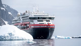 New Year 2023 in Antarctica with Hurtigruten Fridtjof Nansen [upl. by Annaehs]