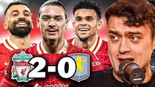 LIVERPOOL Are FAVOURITES In Premier League Title Race Liverpool 20 Villa [upl. by Lowney]