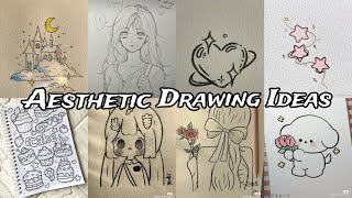 Aesthetic Drawing Ideas  Simple Drawing Ideas  Cute Drawing Ideas [upl. by Jervis]