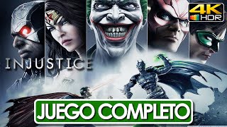 Injustice Juego Completo Español Latino Campaña Completa 4K 60FPS HDR 🕹️ SIN COMENTARIOS [upl. by Nanaj]