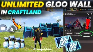 CRAFTLAND CUSTOM UNLIMITED GLOO WALL  HOW TO MAKE UNLIMITED AMMO IN CRAFT LAND  BLUE CUSTOM [upl. by Hennessy]