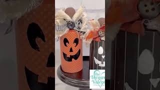 Pumpkins made with a rolling pin ornament from Walmart falldecordiy [upl. by Zasuwa]