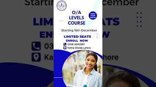 OA level Super Crash Course Starting on 16th Dec 2024 [upl. by Ocirled579]