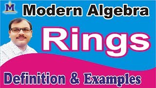 Rings  Abstract Algebra  in Hindi [upl. by Evaleen]