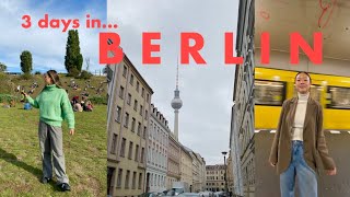 3 Days in Berlin VLOG 🇩🇪  EVERYTHING on what to do see and eat with prices [upl. by Atiekahs842]