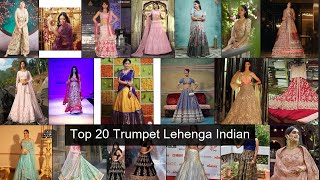 Top 20 Trumpet Lehenga Indian Ideas 1 [upl. by Eldoria]