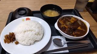 本日松屋松のや併設で昼食 ごろチキカレー大盛 2024年11月23日撮影 [upl. by Ahcirt]