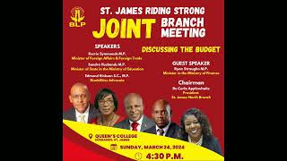 St James Riding Strong Joint Branch Meeting [upl. by Nosduj]