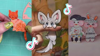 Paper Animals 🌸 HappyTok 🌸 DIY TikTok Compilation 24 [upl. by Nauqe275]