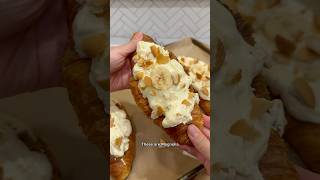 MAGNOLIA BANANA PUDDING COSTCO CROISSANTS🍌🍦🥐 [upl. by Leith]