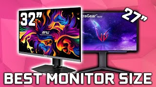 Best Monitor Size  27 Inch vs 32 Inch amp More [upl. by Alano375]