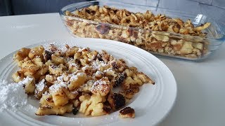 Kaiserschmarrn selber machen  Rezept und Zubereitung mit Puderzucker oder Apfelmus [upl. by Duane]