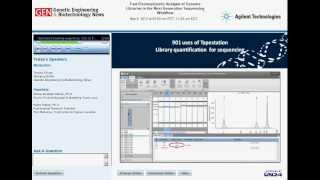 Fast Electrophoretic Analysis of Genome Libraries in the NextGeneration Sequencing Workflow [upl. by Gleich]