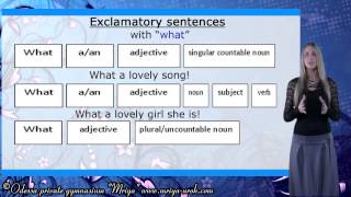 Exclamatory sentences [upl. by Adnirak86]